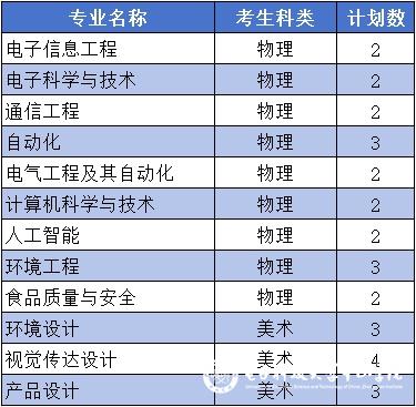 电子科技大学中山学院2024年海南省招生计划